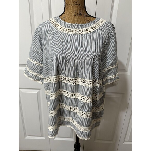 Rose & Rose Cotton Blouse M - Picture 1 of 10